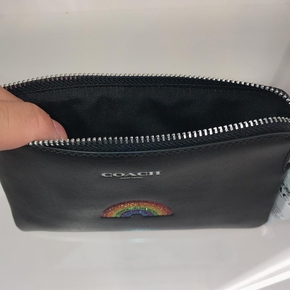 NWT LIMITED EDITION BLACK WRISTLET WITH 🌈 emblem - Picture 2 of 6